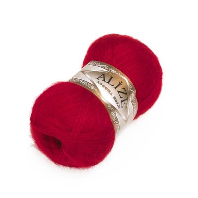 ALIZE ANGORA GOLD KOL. 106 CZERWONY