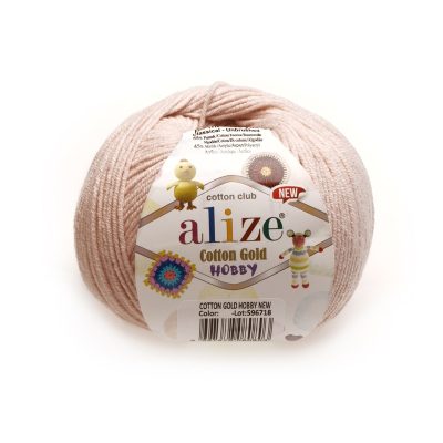 ALIZE COTTON GOLD HOBBY NEW KOL. 161 BLADY RÓŻ