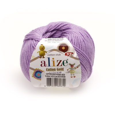 ALIZE COTTON GOLD HOBBY NEW KOL. 43 LILIOWY