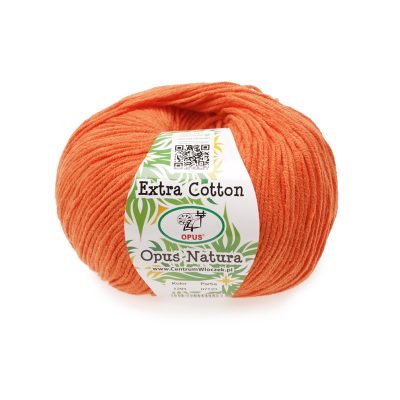 OPUS NATURA EXTRA COTTON KOL. 1294 POMARAŃCZOWY