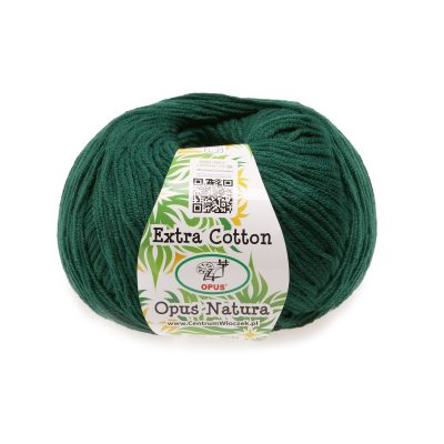 OPUS NATURA EXTRA COTTON KOL. 63 ZIELEŃ BUTELKOWA
